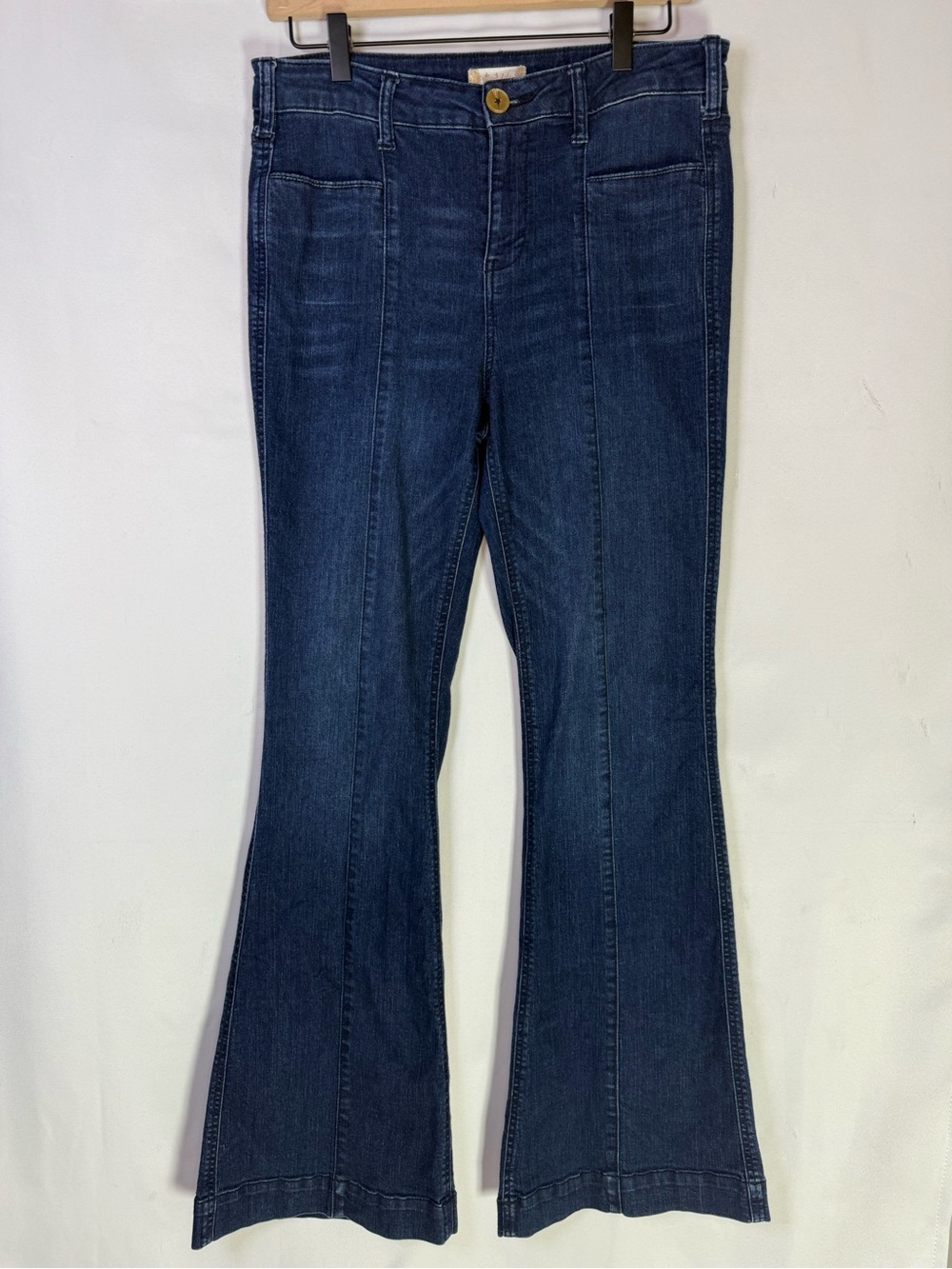 Altar’d State - Retro Inspired Dark Blue High-Rise Flare Jeans - Size 28